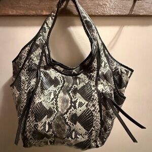 Kooba Snakeskin Print Hobo Bag!